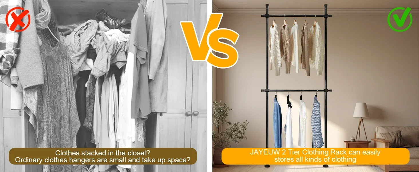 Heavy Duty Carbon Steel Garment Rack
