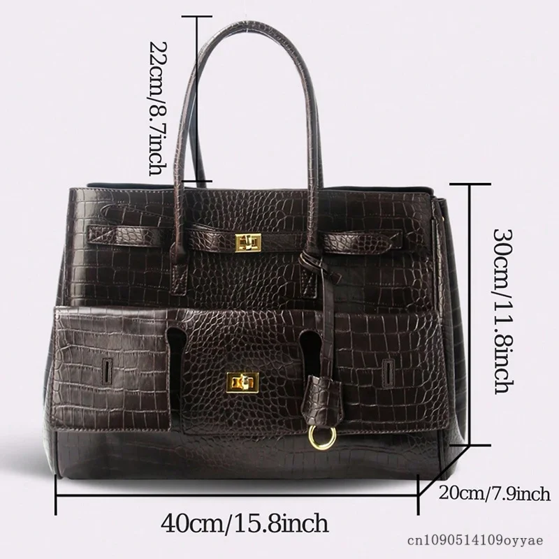 High Quality Women's Bag Cool Fashion Simple Versatile Large Capacity Underarm Tote Bag Women's Commuter Exquisite Shoulder Bag image 6