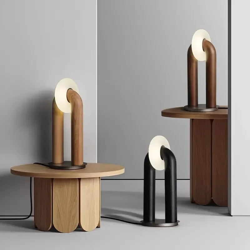 Modern Minimalist LED Desk Lamp Creative Bedside Reading Light Simple Home Office Table Decoration Warm Atmosphere Nightstand