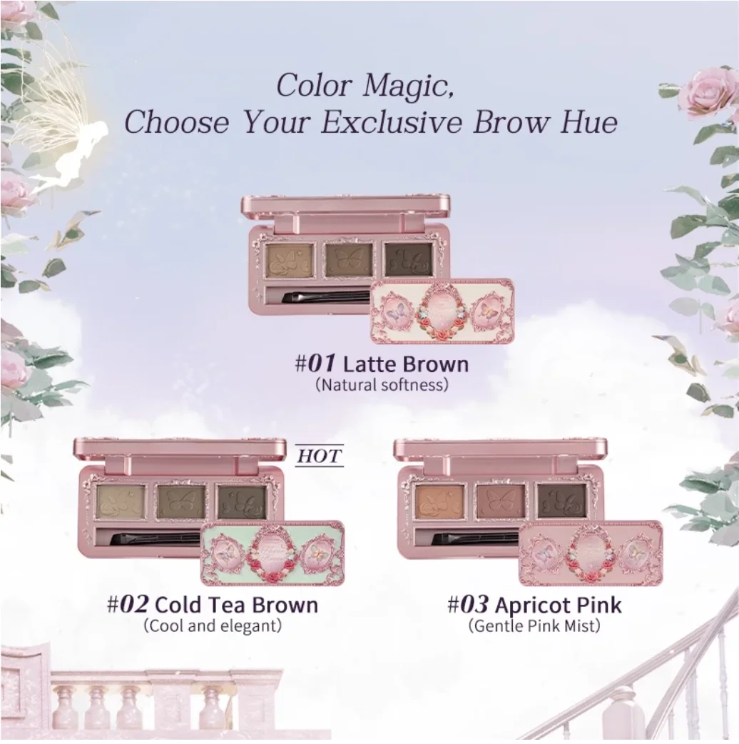 フラワーノウズ ミッドサマーフェアリーテイルズコレクション アイブロウパレット 4g ロングラスティング ナチュラルメイクアップ コスメ