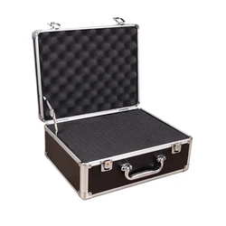 1PC Aluminum Tool Holder Box Case Flight Briefcase With Passwords / Key Locked, Equipment Cosmetic Makeup Manicure Storage Case