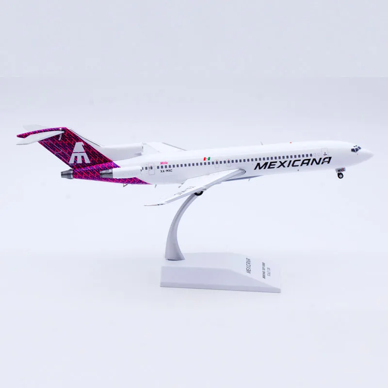 LH2394 合金グッズ飛行機ギフト JC ウィング 1:200 メキシカ航空ボーイング B727-200 ダイキャスト航空機モデル XA-MXC スタンド付き