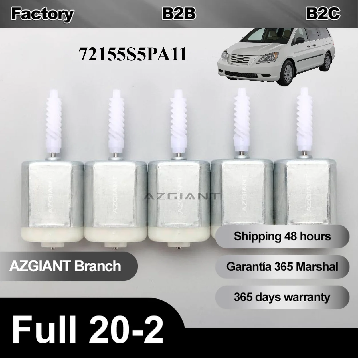 

5 шт. двигатель дверного замка для Honda Odyssey 2005-2009, приводная боковая защелка пассажира, мощность крышки 12 В 2155-S5P-A11 72155S5PA11