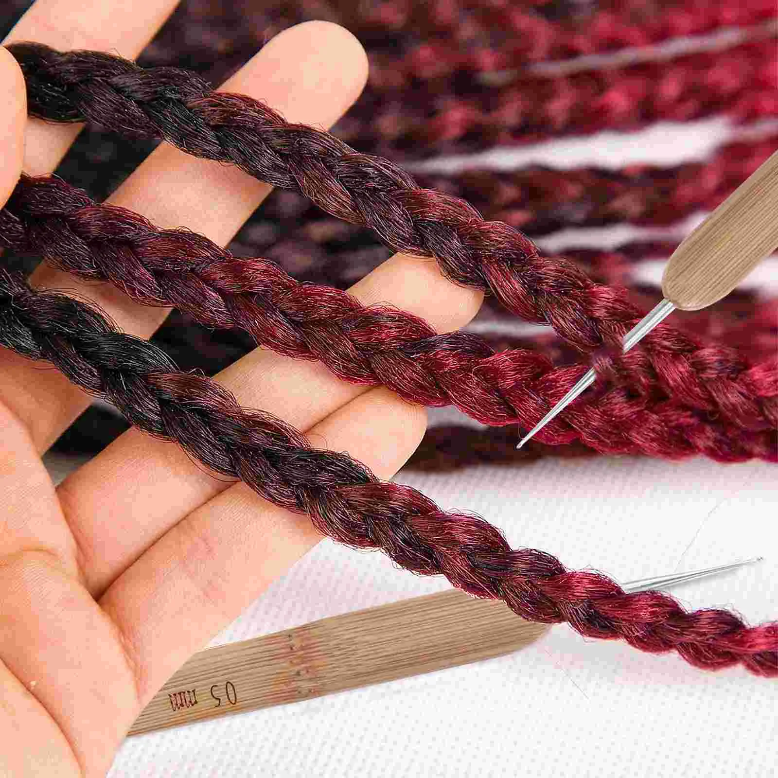 5 قطع من أدوات الحياكة المجدل الرهبة، مجموعة أدوات كروشيه لإبرة النسيج
