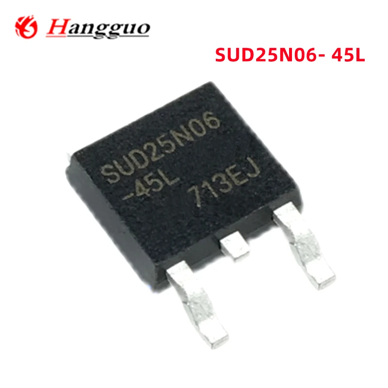 

50PCS/Lot Original 25N06-45L SUD25N06-45L-E3 SUD25N06-45L SUD25N06 25N06 TO-252 Car computer patch triode