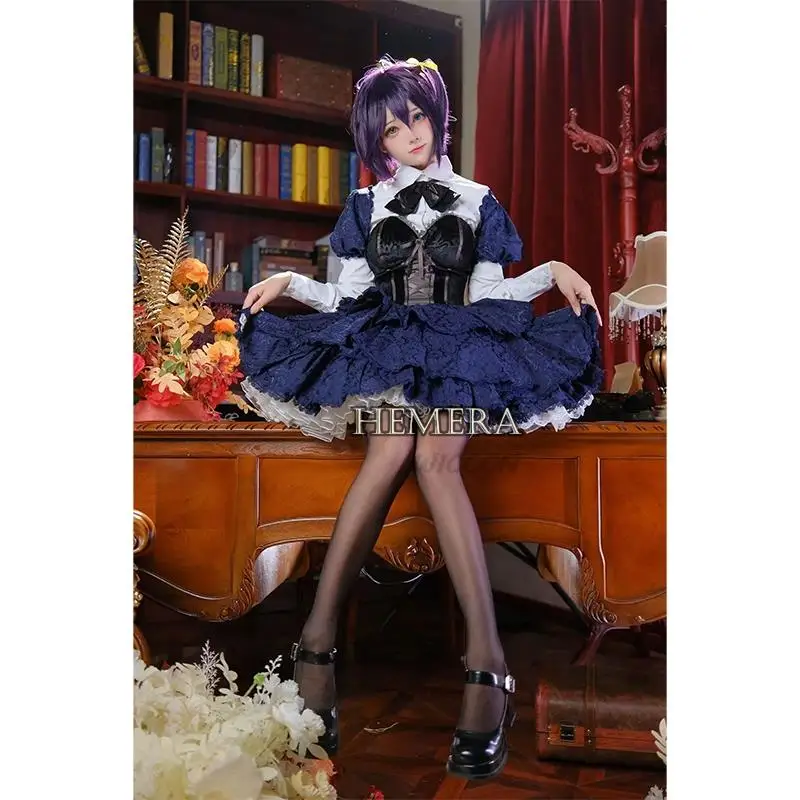 

Anime Love Chunibyo & Other Delusion Takanashi Rikka Cosplay Costume Lolita Dress kawaii Halloween Costumes for Women