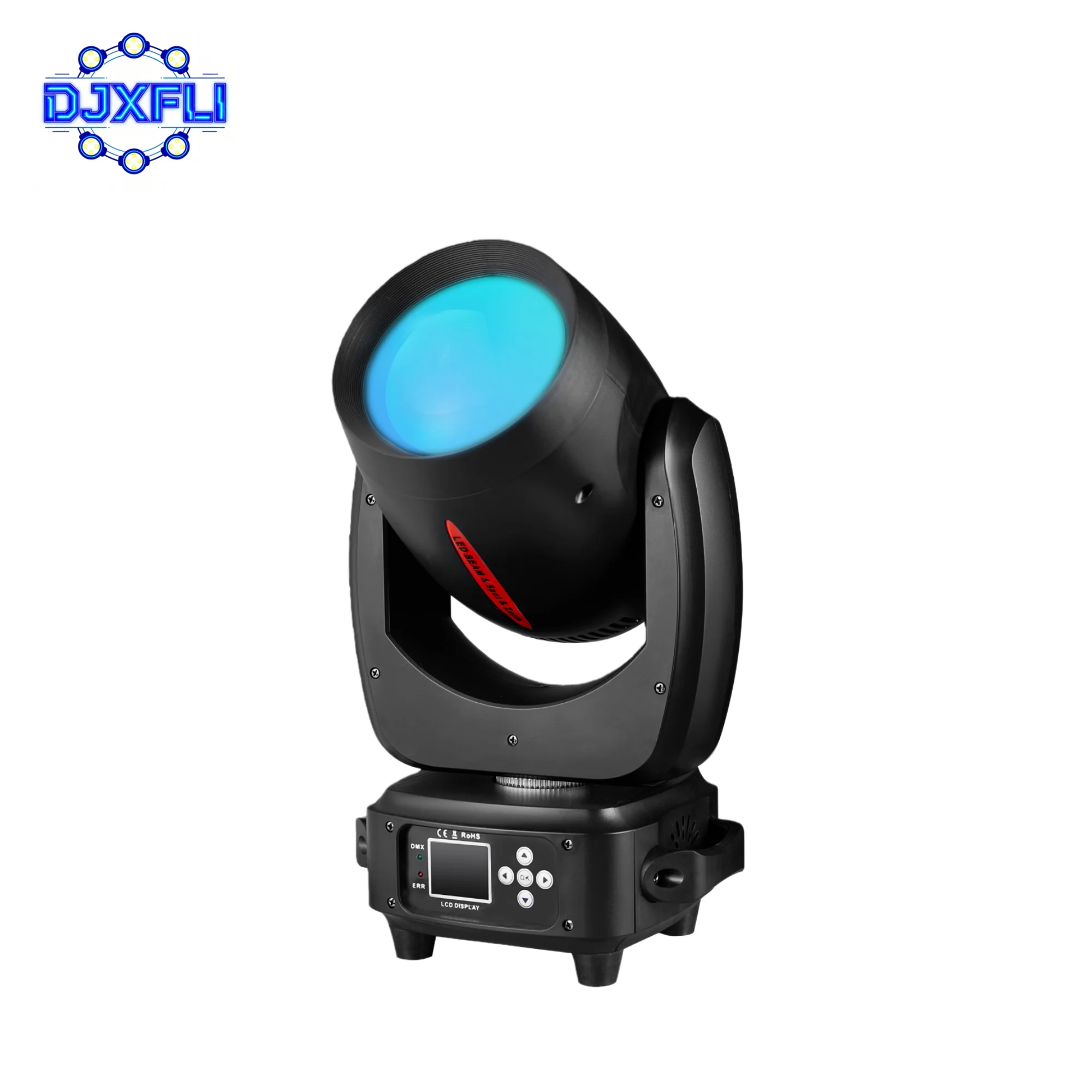 2 Stück 180W Beam Spot Zoom LED Moving Head Bühnenlicht 11 Farben 14 Gobos 14 Kanäle für Party KTV Konzert DJ Disco Unterhaltung
