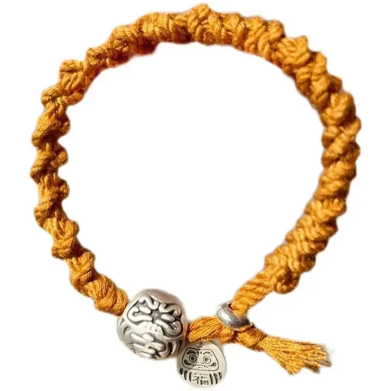 Original Tibetan Style Create Fortune and Get Good Lucky Dharma Hand-woven Hand Rope Wishing Bracelet Ethnic Style Women's Gift