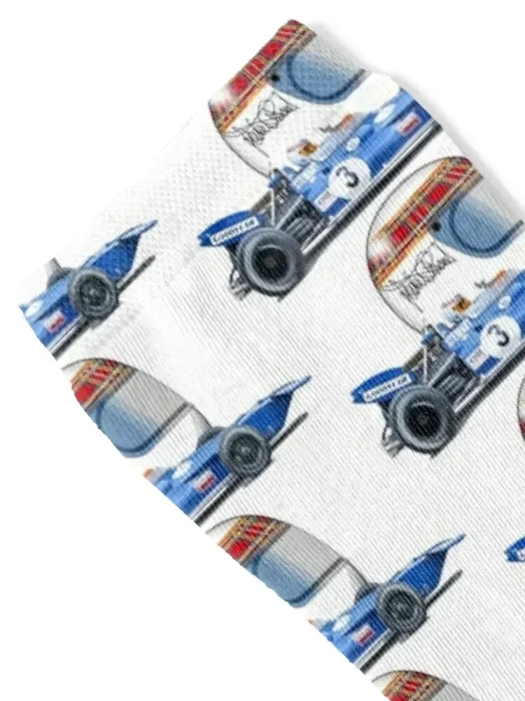 Jackie Stewart Tyrrell 001 '1970–71 F1 Racer Socks basketball hip hop Crossfit Socks For Man Women's