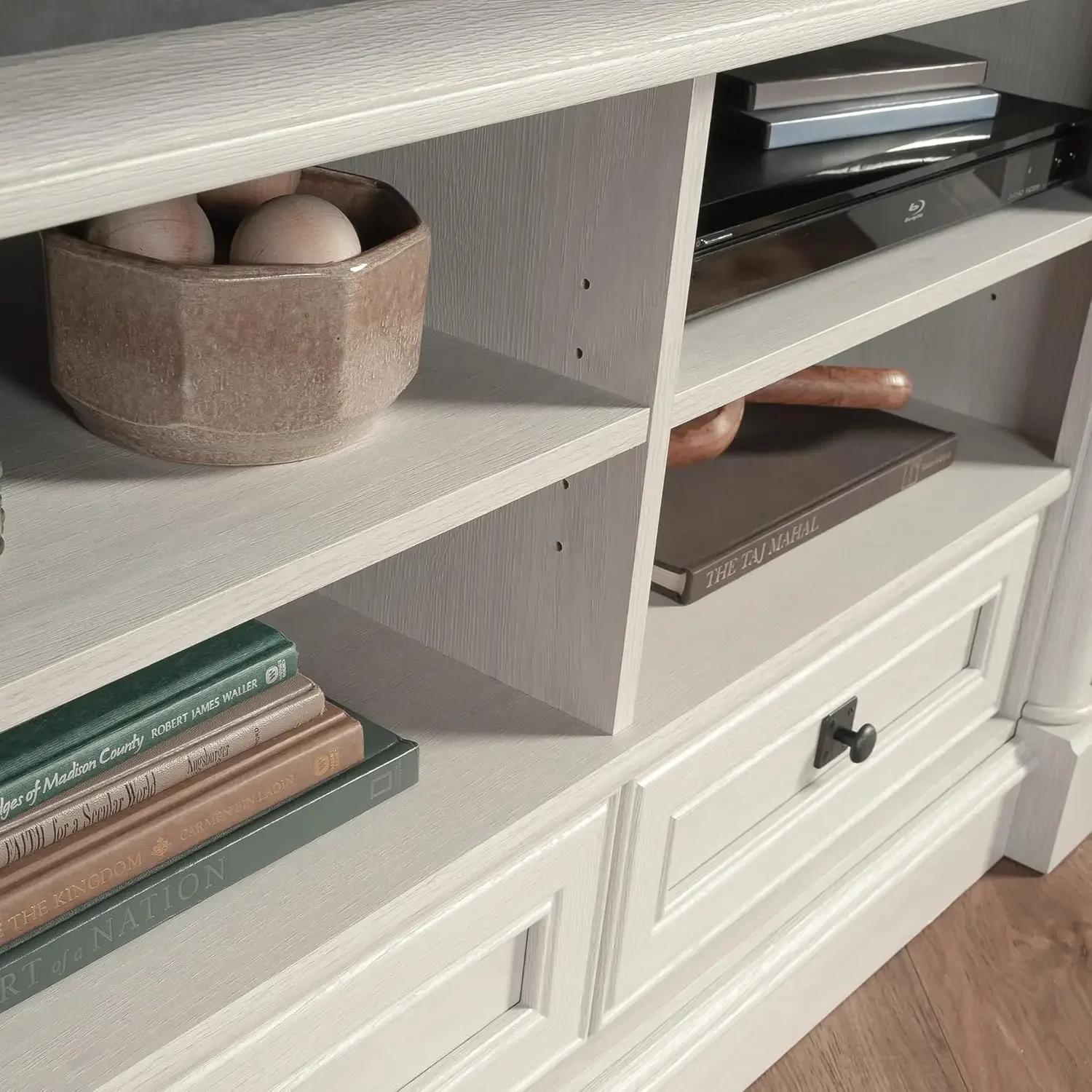 Palladia Corner TV Stand Console Entertainment Credenza