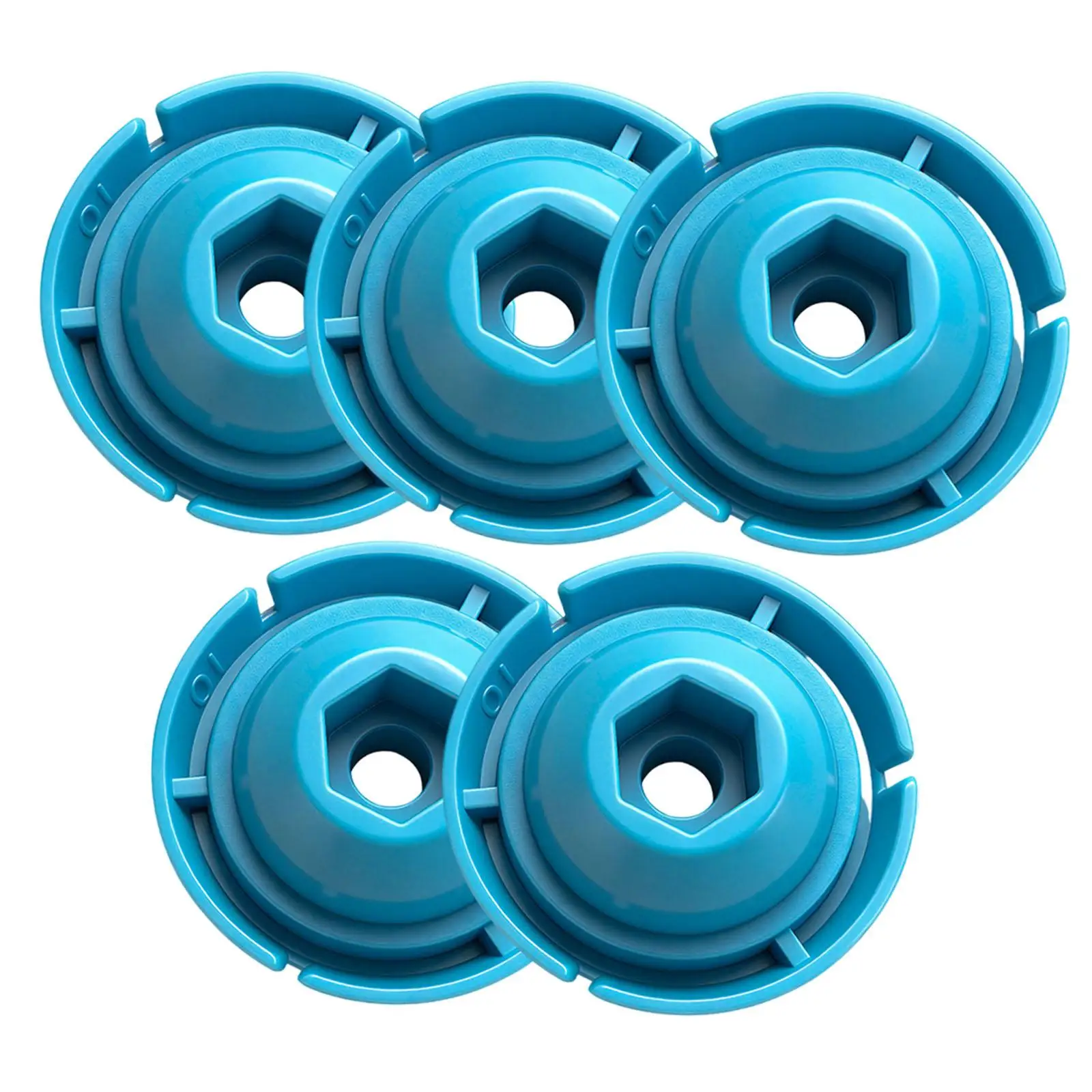 Portable Caulking Machine Pushing Plate 5 Piece Set for Quick Install Rubber Caulking Tool Parts