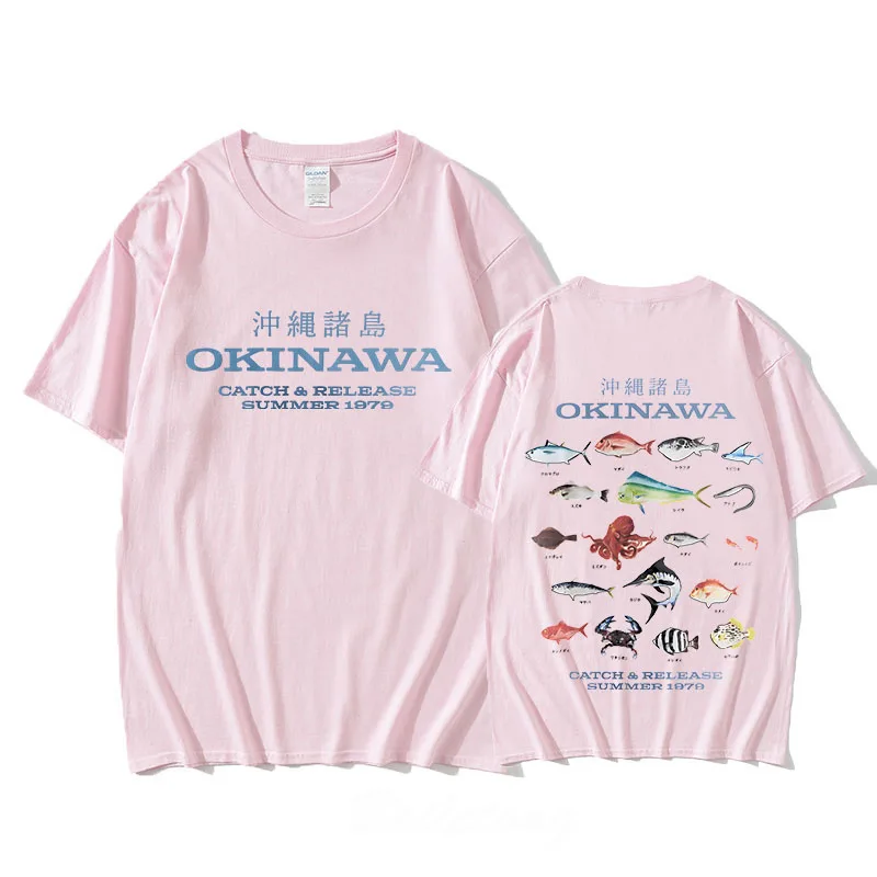 Okinawa T-Shirt Voor Lente/Zomer Casual Katoen T-Shirt Korte Mouw Hoge Kwaliteit Gothic T-Shirt Sudaderas Vintage O-hals Tops