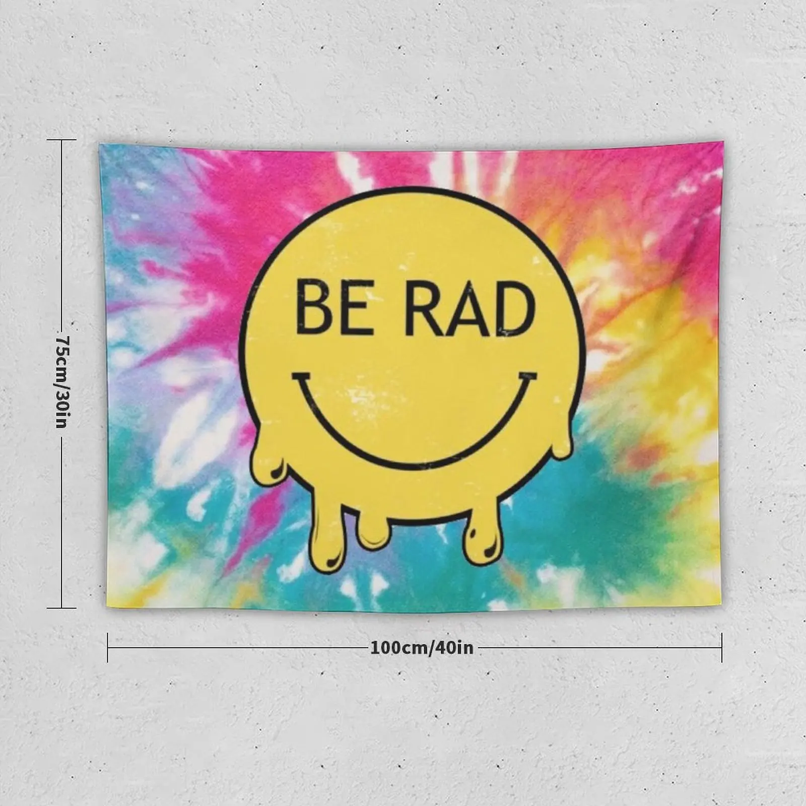 BE RAD Tapestry Cute Room Things Wallpaper Bedroom Tapestry