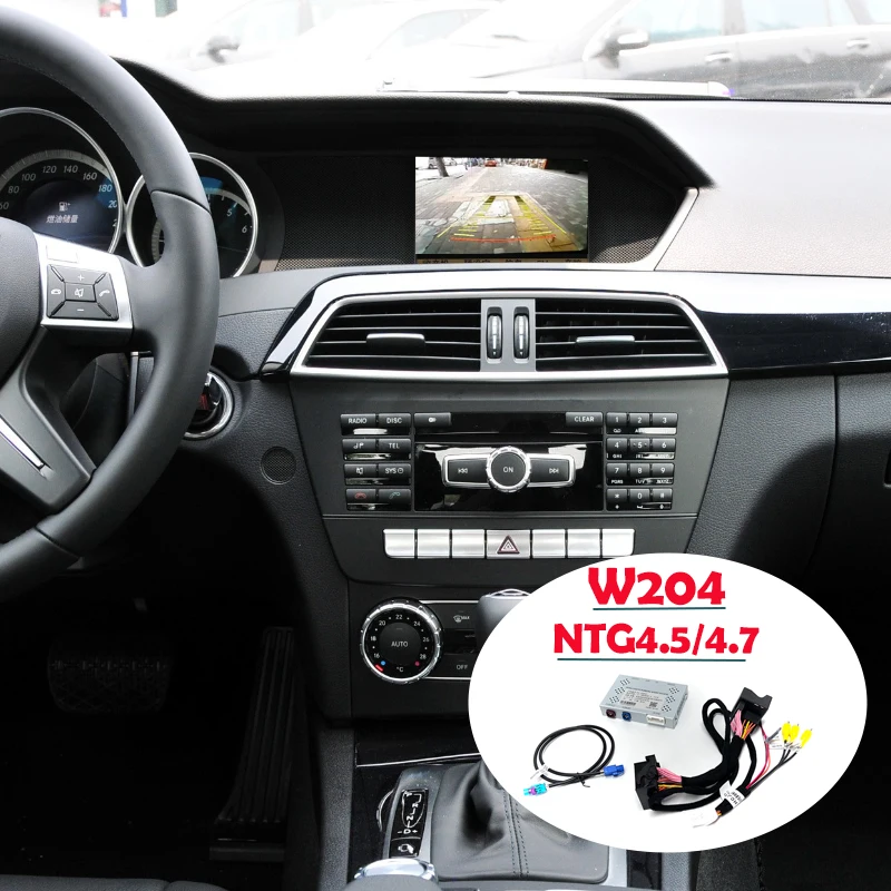 

Rearview camera interface For Mercedes Benz Class-C W204 C200 C300 AMGC63 2011-2014 NTG4.5 NTG4.7System Parking image Assistance