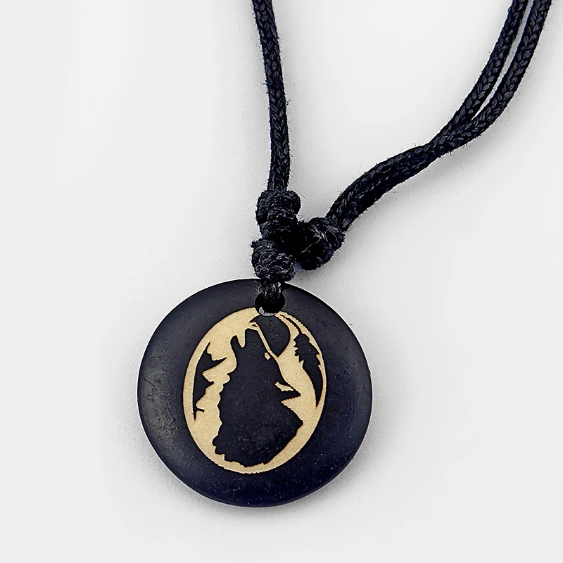 12pcs/lot Tribe Sun Pattern Resin Pendant Necklace Yoga Amulet Lucky Charms Necklace Fashion Trend Jewelry Wholesale