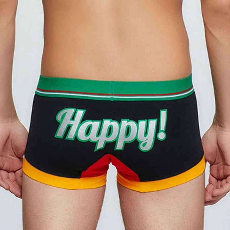 

High Quality Men Boxer Shorts Printed Underwear Sexy Bulge Penis Pouch Male Panties Natural Cotton Antibacterial Man Underpants