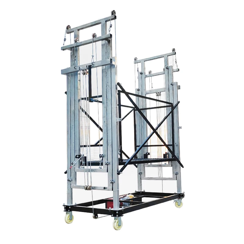 for YANG HU 6m Scaffolding Electric Lift Foldable Electric Scaffolding Elevator for Construction Electric Scaffold Manufacture#