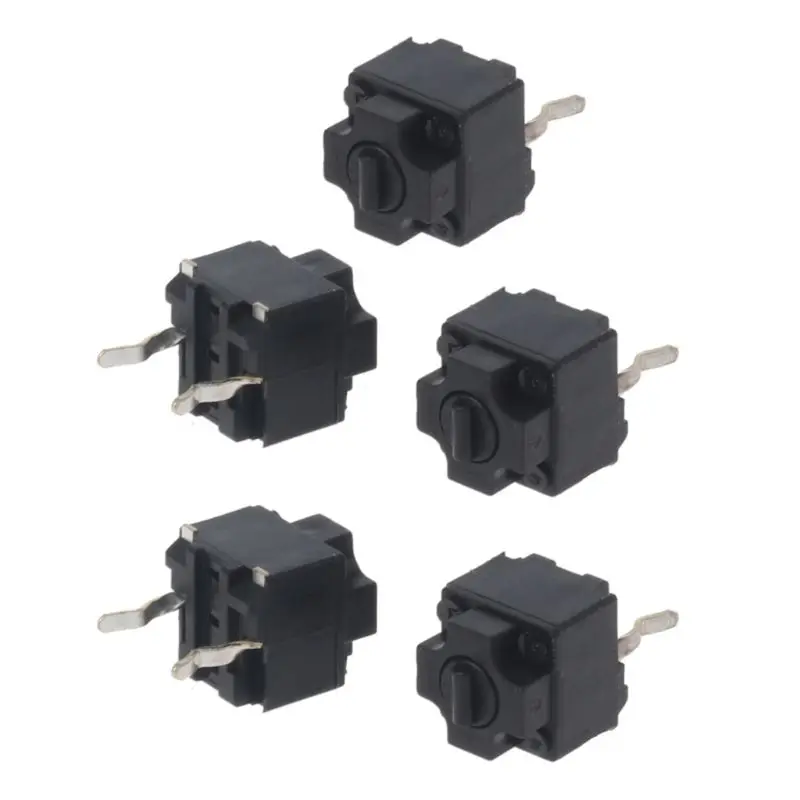 5Pcs Original Mouse Square Micro Button EVQP0E07K Baolei Shark IE4.0 Black Spots 6x6x7.45 Dropship