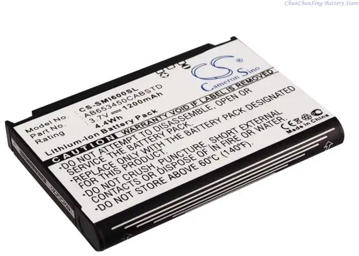 Cameron Sino 1200mAh Battery AB653450CE,AB663450CU for Samsung SGH-i607,SGH-i600,I600V,A827,A867,I325,I907,C6620,C6625,C6625v