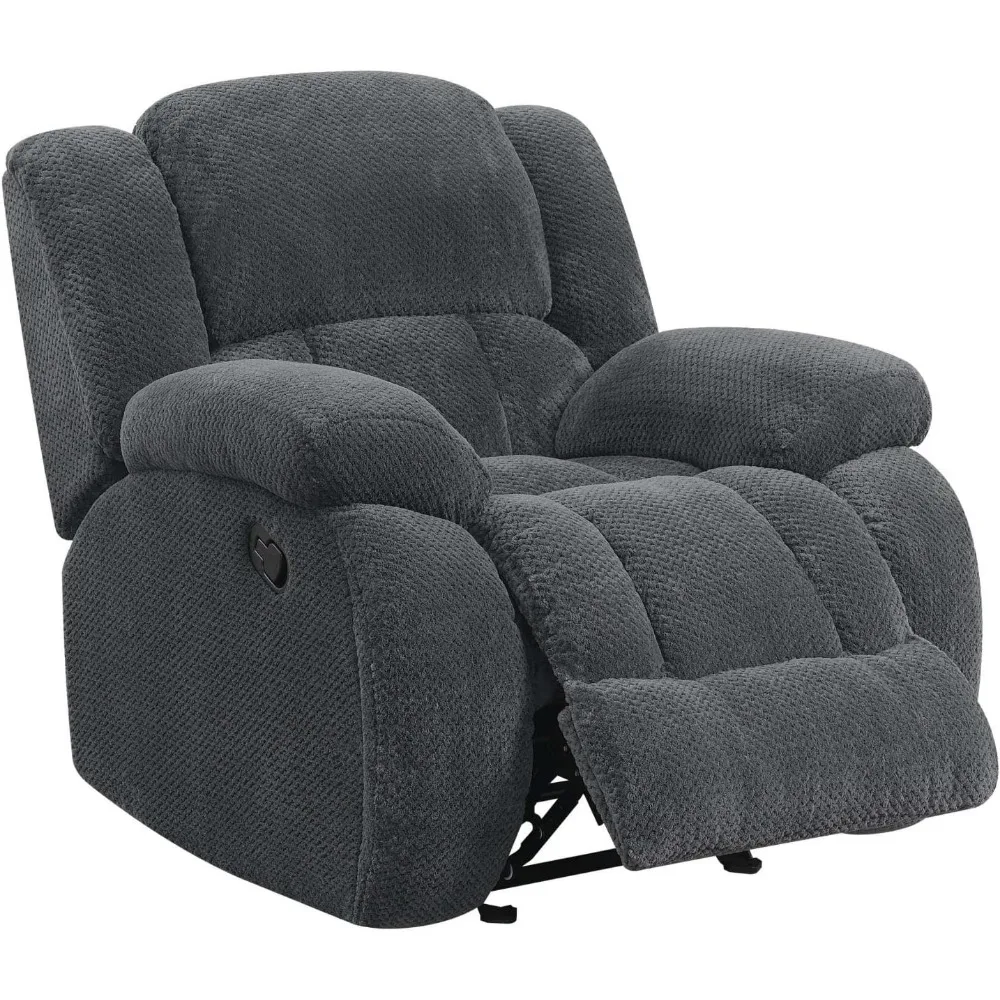 Weissman gepolsterter Segelflugzeug-Liegestuhl, anthrazitfarbenes Sillon, Relax-Sofa, Retratil und Reclinavel ди Serraupe Sean Sean Sean Sean Sean Sean Sean