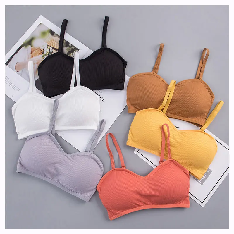 3D Sexy cotton Lingerie Seamless Sport Bra U Type Backless Strapless Top Bra Push Up Bralette Brassiere Women Underwear