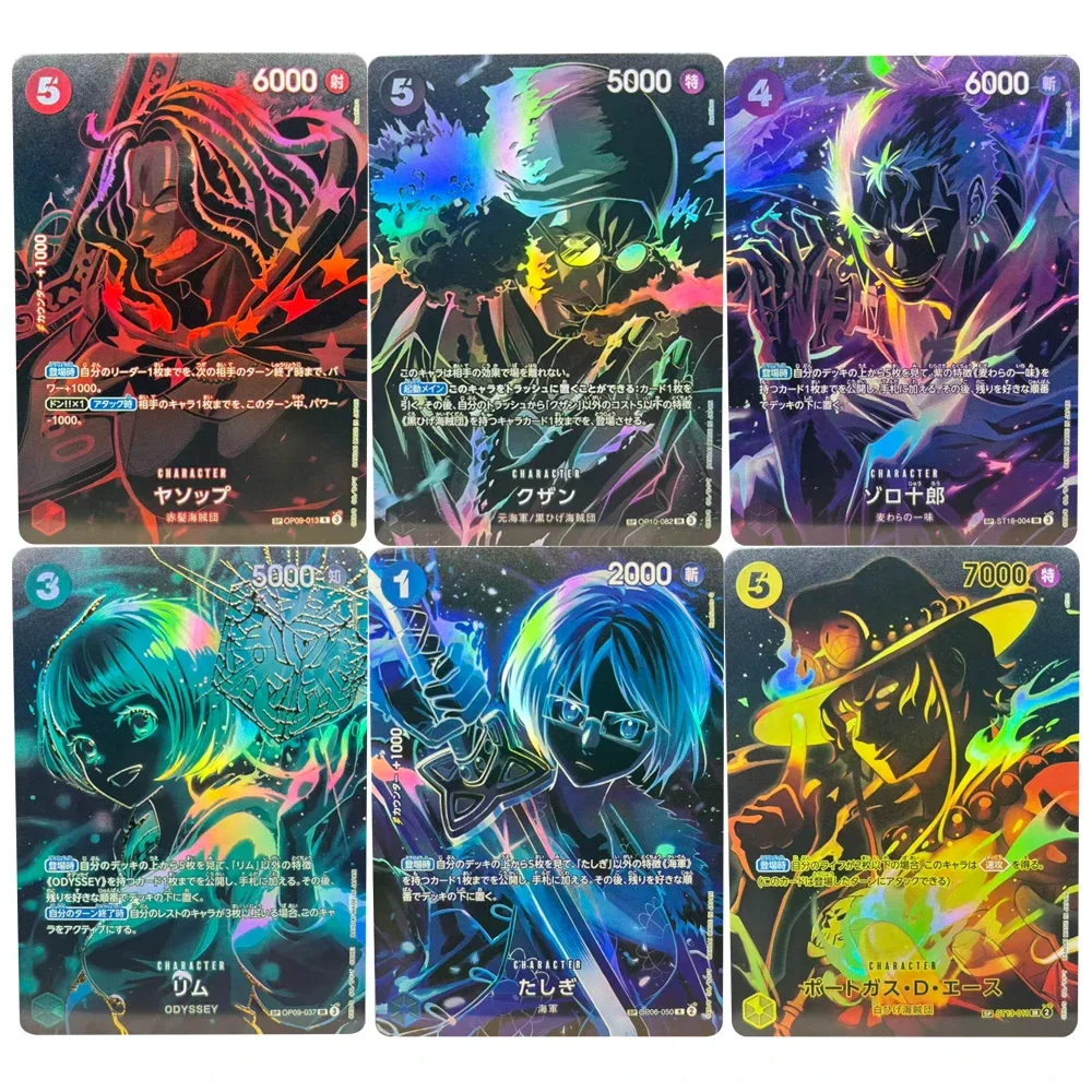 ワンピースコレクションカード OP12 SP クザン エース ロロノア・ゾロ DIY 高品質ホットスタンプ 自作ゲームアニメカード ギフト玩具