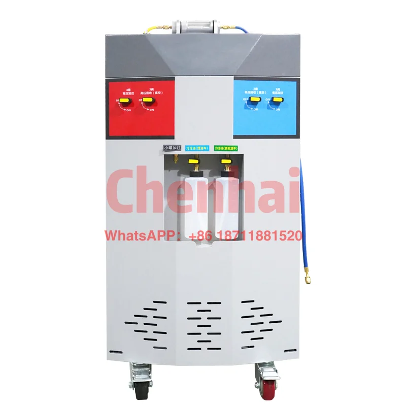 Auto refrigerant recovery machine r134a gas charging machine a/c recovery machines