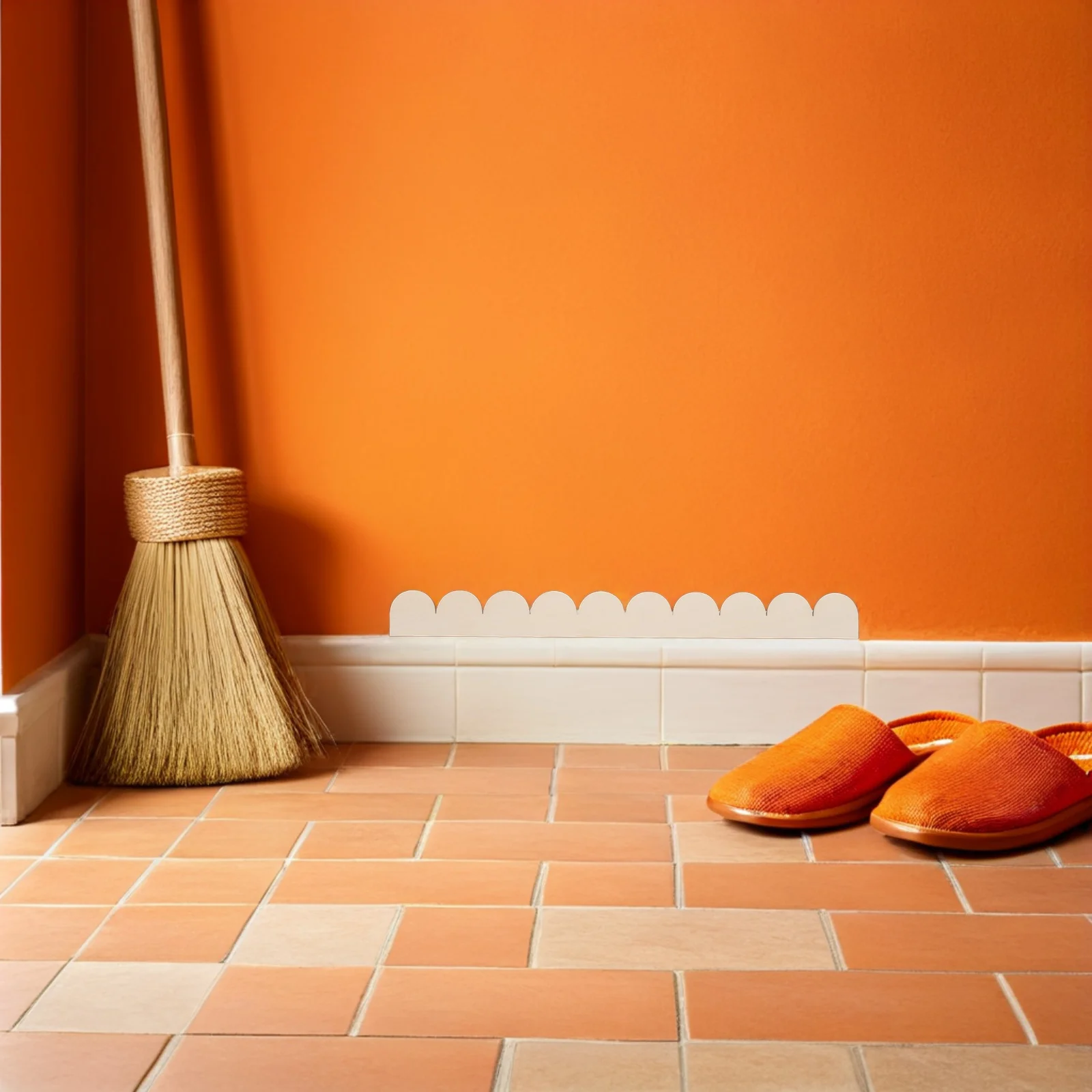 20 قطعة إطار باب خزانة الحائط حافة صدفي زخرفة الخشب لم تنته الزخرفية صب الحدود الخشبية لإطار الرف DIY #5