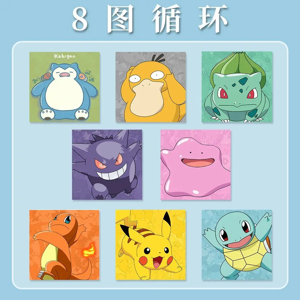 500PCS Pokémon Emoji Sticker Roll - Cute, High-Quality Decorative Stickers for Journals and Sealing