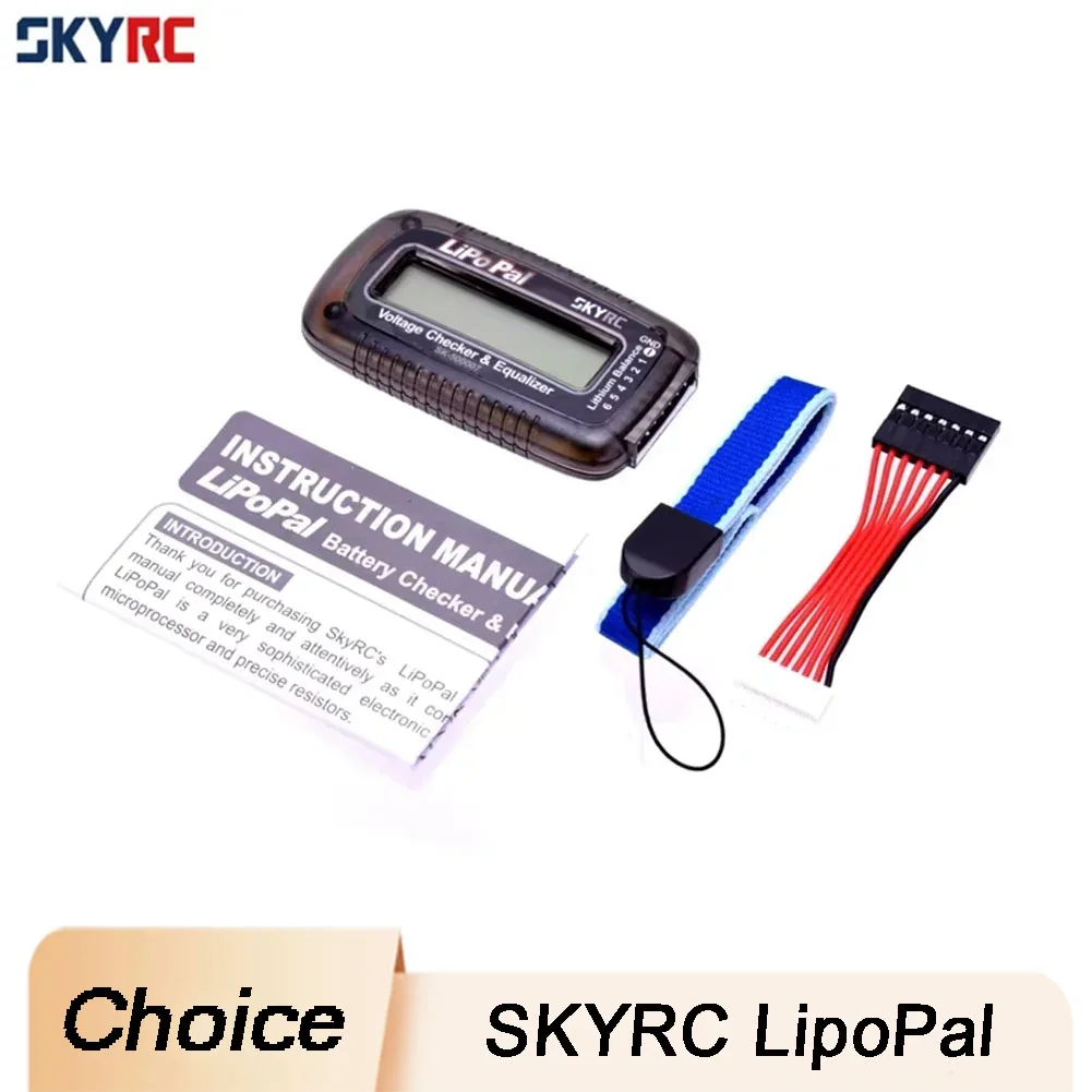 

SKYRC LiPoPal Checker 2-6S LiPo проверка напряжения эквалайзер емкость дисплей для любителей радиоуправляемых батарей