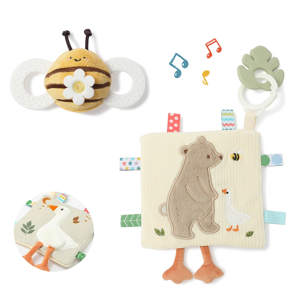 conjunto-de-2-pecas-manta-de-seguranca-urso-e-chocalho-abelha-com-padrao-dupla-face-e-espelho-no-verso-que-emite-som-ao-agitar-para-desenvolvimento-da-coordenacao-motora-fina-brinquedos-para-bebes