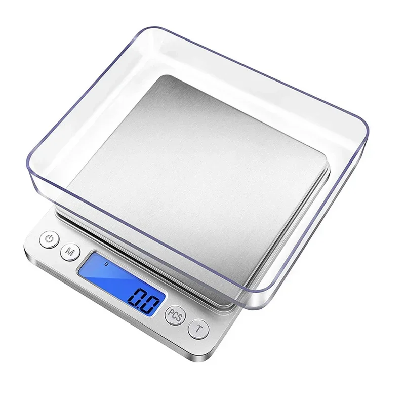 Digital Kitchen Scale Mini Pocket Precision Jewelry Electronic Balance Weight Gold Gram Scale With Backlight LCD Display Scale