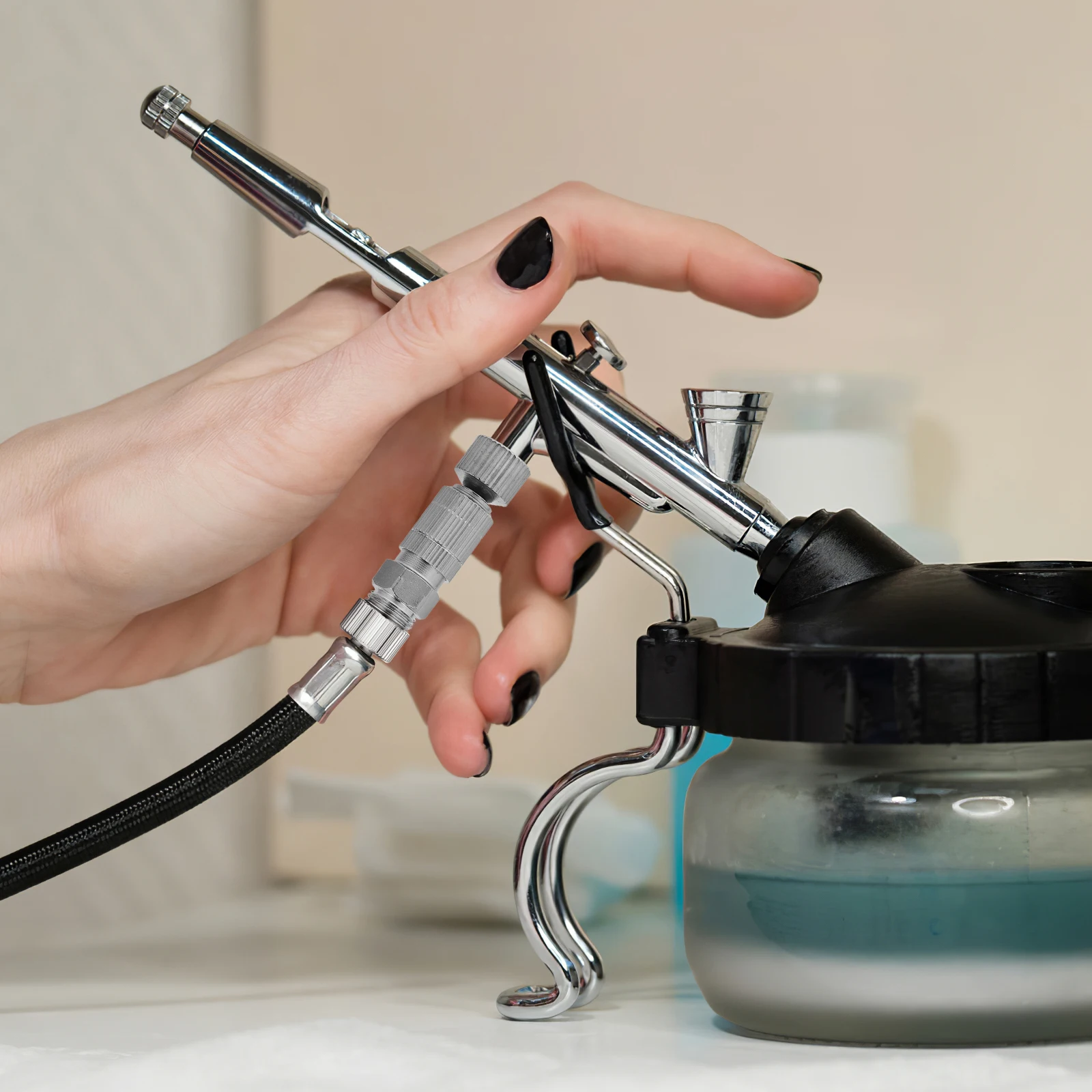 Practical Airbrush Accessories 1 8 Inch Thread Couplings Hose Airbrush Connector Disconnect Painting Tool Replacement