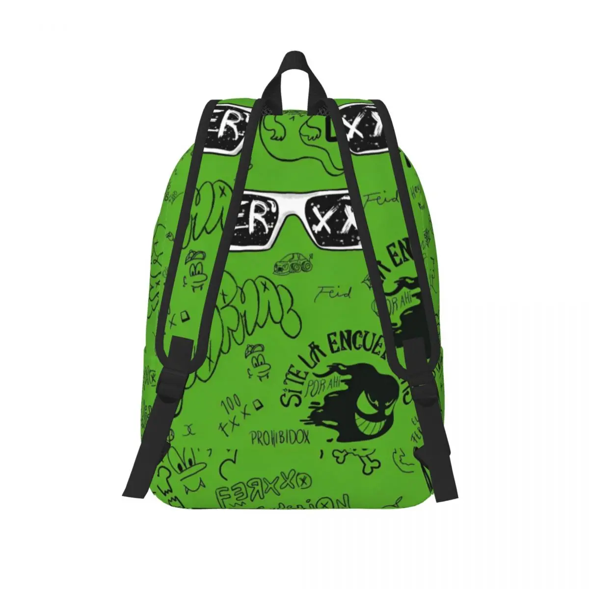 Feid Ferxxo-Sac à dos avec logo des années 90 pour adolescents, cartable de musique rap, sac à dos de sport pour étudiants du collège