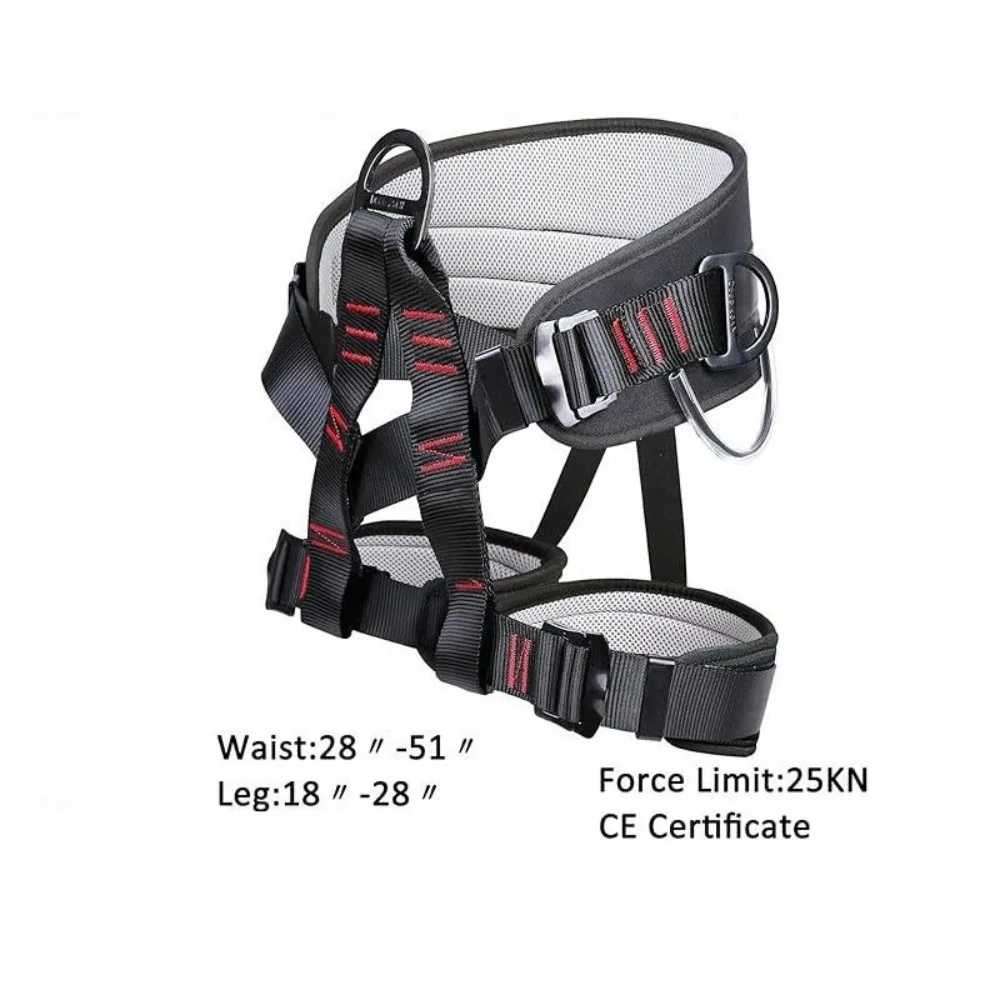 Safety Harness for Construction Workers Half Body Roofing Harness Kit High Altitude Safety Belt Padding Protection Safe Rop