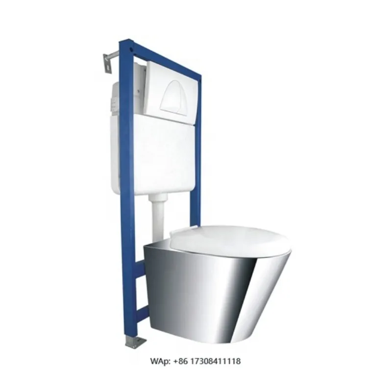 

Wall Mounted 304 Stainless Steel Jail Toilet Wc With Concealed Cistern