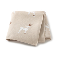 Cotton Baby Blanket Knit 90*70cm Four Seasons Newborn Infant Boys & Girls Multi-Function Stroller Bedding Accessories Breathable