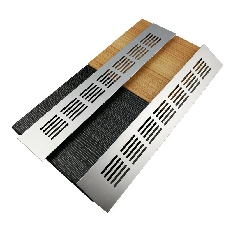 15Cm-60Cm Aluminium Air Vent Geperforeerde Plaat Web Plaat Ventilatie Grille Voor Kast Schoen Kast Decoratieve cover