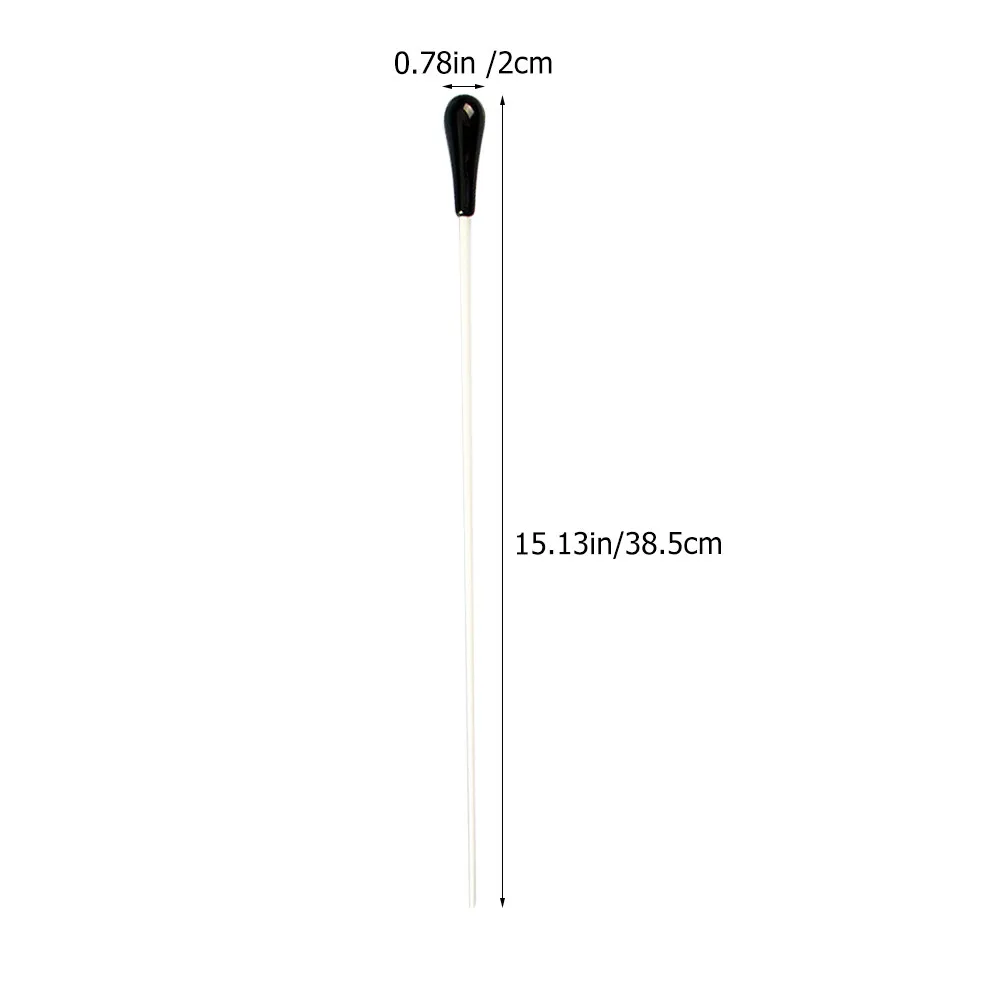 2Pcs Lightweight Concert Advanced Resin Material Portable Conducting Stick for Music Teachers Orchestra Conductors