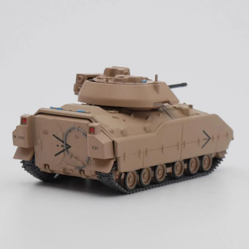 Fabbri 1:72 TulipTree 2C4/MCV-80 Warrio/M2 브래들리 군용 합금 탱크 모델 컬렉션 디스플레이 장식 장난감 선물