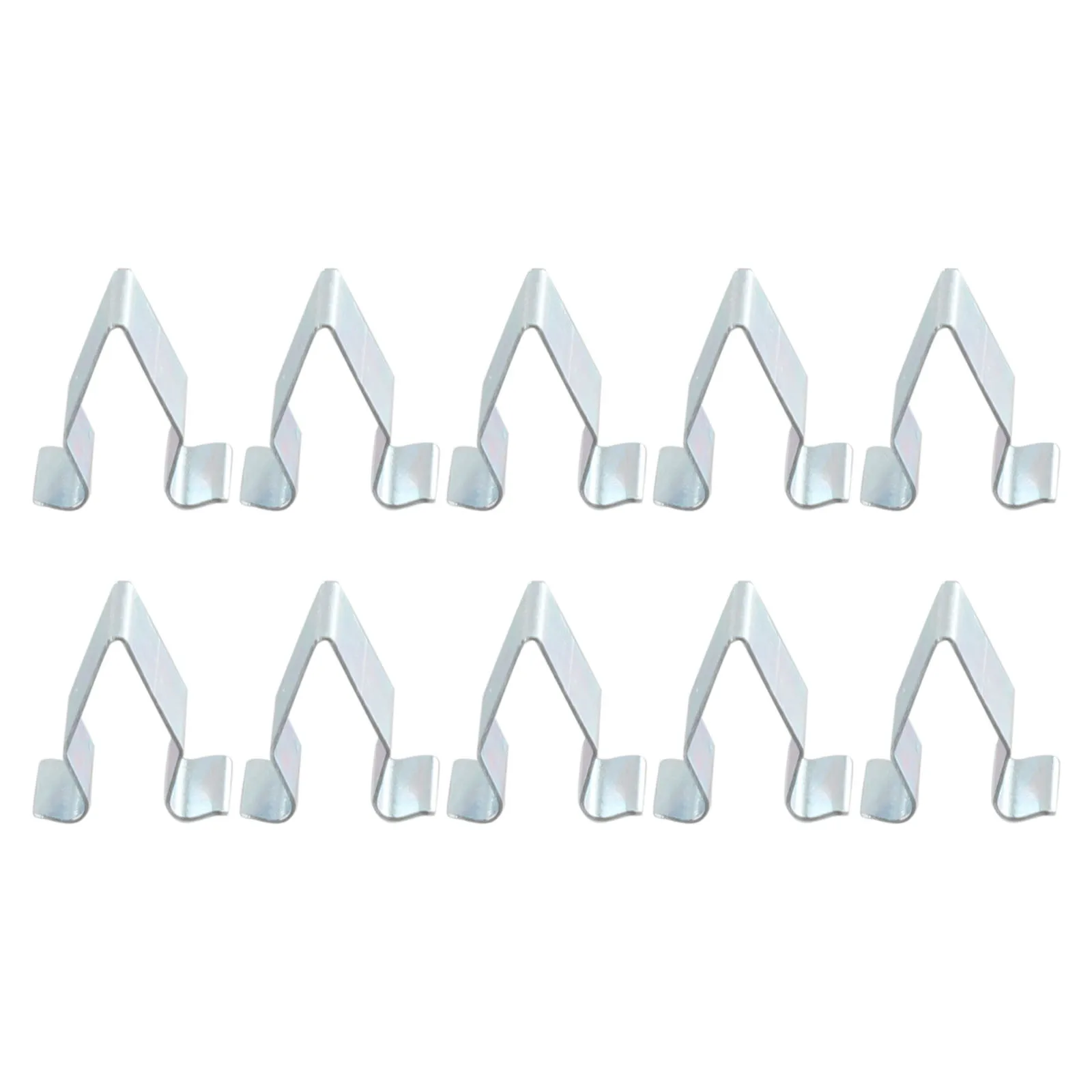 10 Pcs Car Metal Trim Panel Clips Seat 16mm Boot Tailgate Interior Lining 3B9867289 4A0867276B Interior Accessories Car Clips