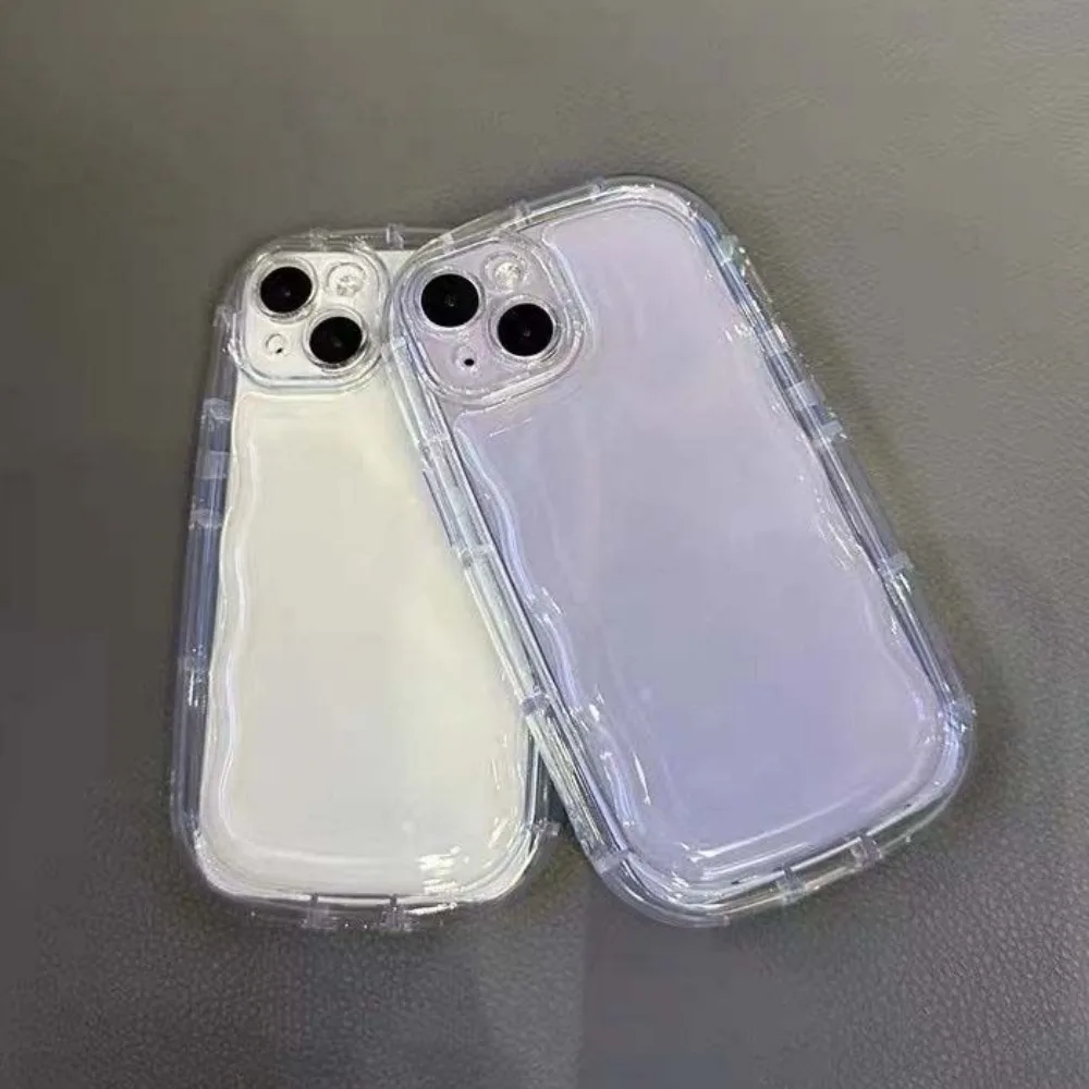 Luxuriöse transparente Seife-weiche Handyhülle für iPhone 17, Air 16, 15, 14, 13, 12, 11 Pro Max Plus 17 Pro, Kameraschutz, Airbag-Abdeckung – Detail 10