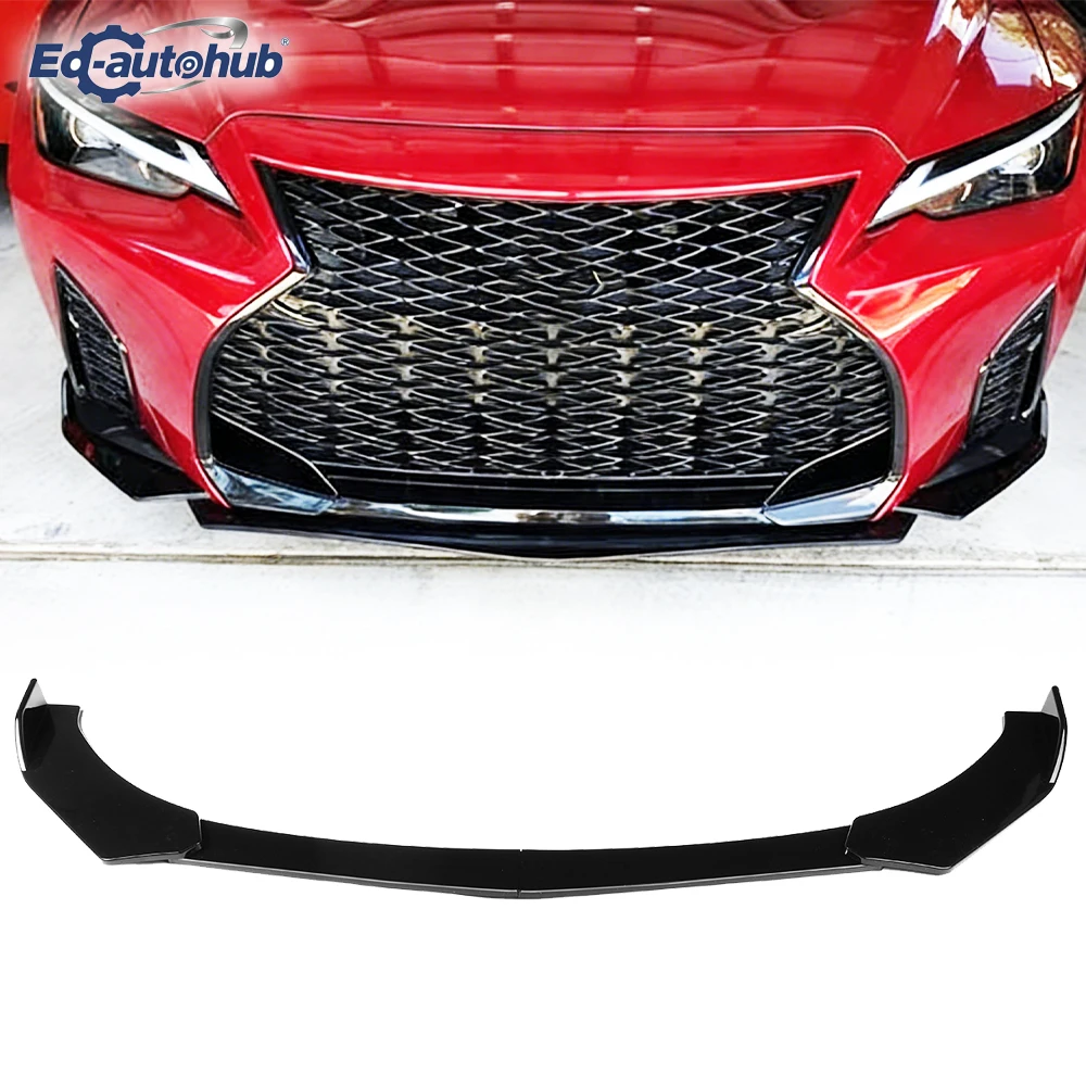 

Gloss Black Front Bumper Lip Splitter for Lexus IS350 IS500 F-Sport 2021 2022 - Automotive Accessory