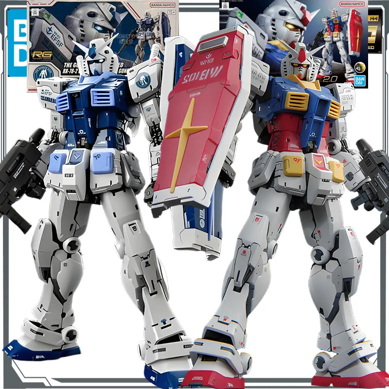 

Bandai Original MODEL KIT GUNDAM RG THE GUNDAM BASE COLOR&RX - 78 - 2 GUNDAM Ver.2.0 1/144 Assembly Toys Model Gifts for Boys