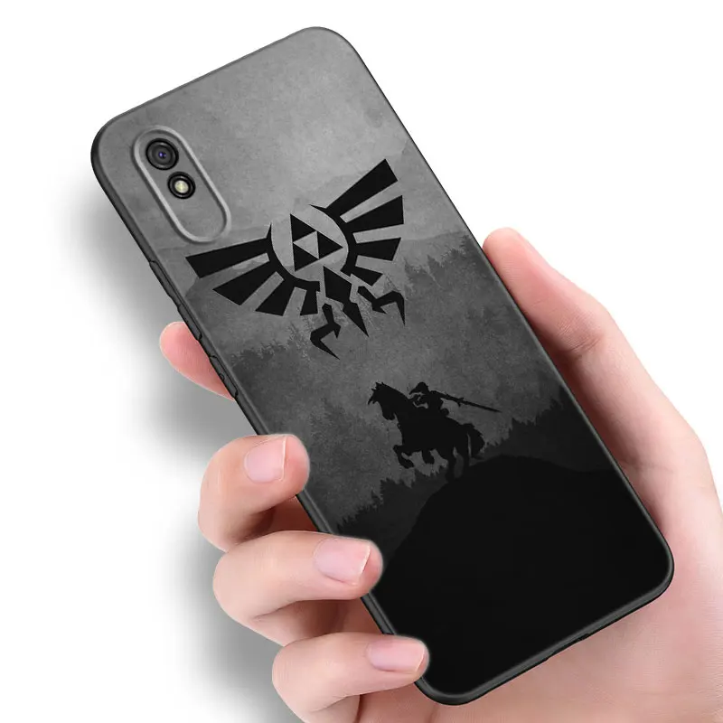 Z-Zeldas Game Black Silicone Phone Case For Redmi 10 Prime A1 A2 Plus K30 K40 Gaming K60 Pro 9 9A 9C 9T 10A 10C 12 12C 13C