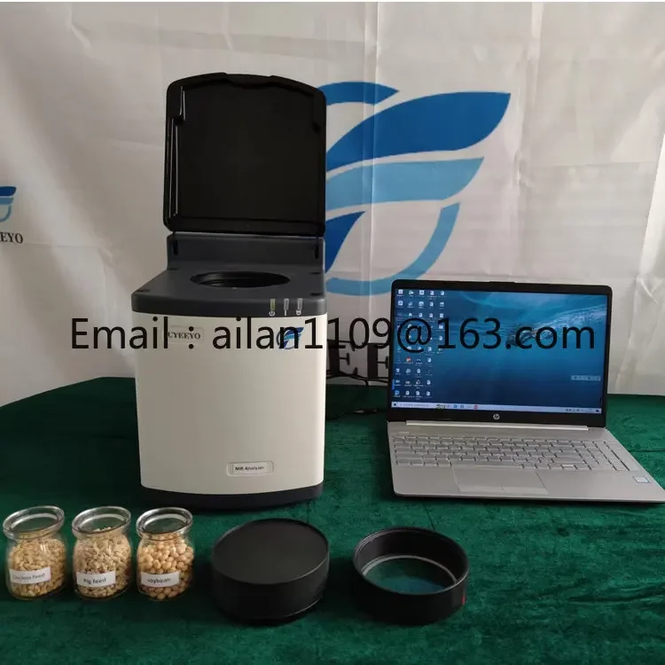 Rice Bran Oil Content Animal Protein Fat  Infrared Poultry Raw Material Grain Machine Spectrometer Fish Feed  Analyzer