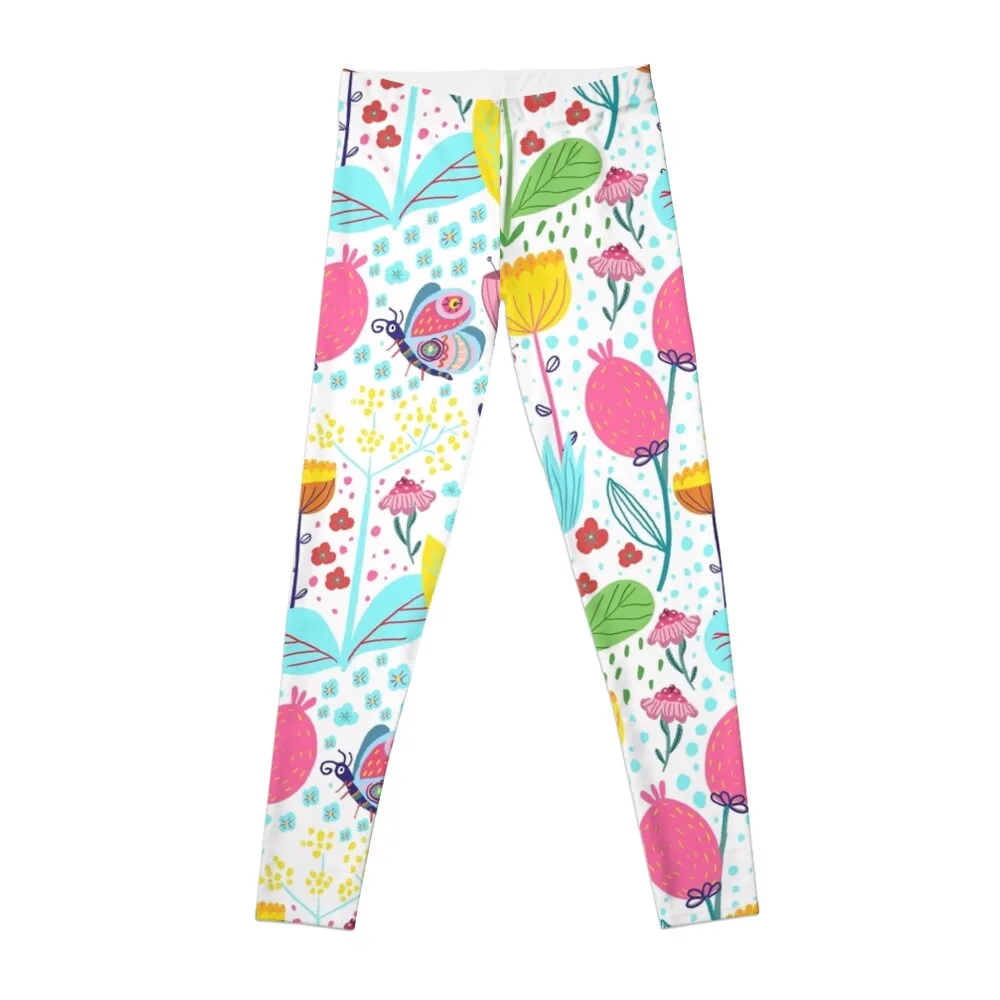 

Funky Flowers Leggings Women's trousers sportswear for gym Womens Leggings