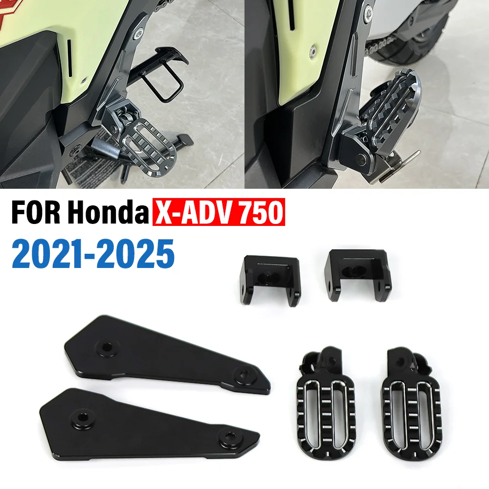 

ДЛЯ HONDA X-ADV750 XADV750 2025 2024 2023 2022 2021 мотоциклетные складные подножки, подножки, крепление на педаль, подставка для ног, комплект педалей
