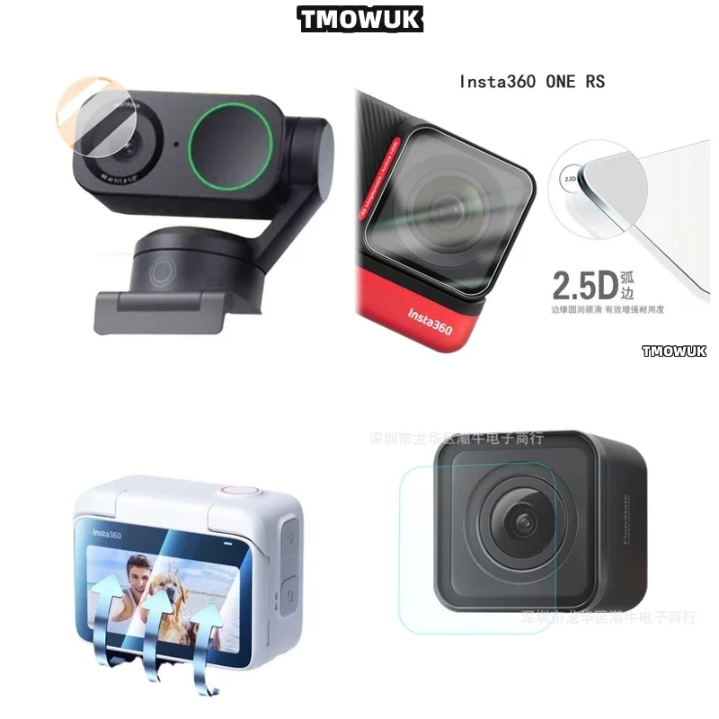 

High - Definition Hard Tempered Glass LCD + TPU Soft Film For Insta360 ACE Pro AcePro 2