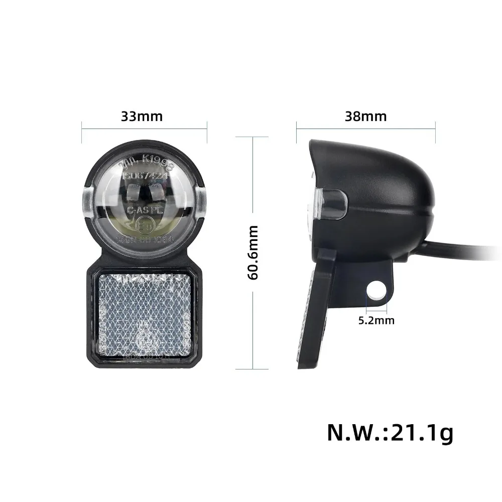 Suitable for Kukirin A1 Electric Skateboard Front Headlight 12V LED Headlight Replacement Parts